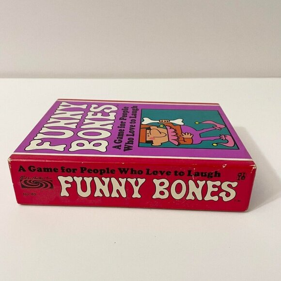 Vintage 1968 Funny Bones Card Game Parker Brothers Missing Instructions - Picture 5 of 16